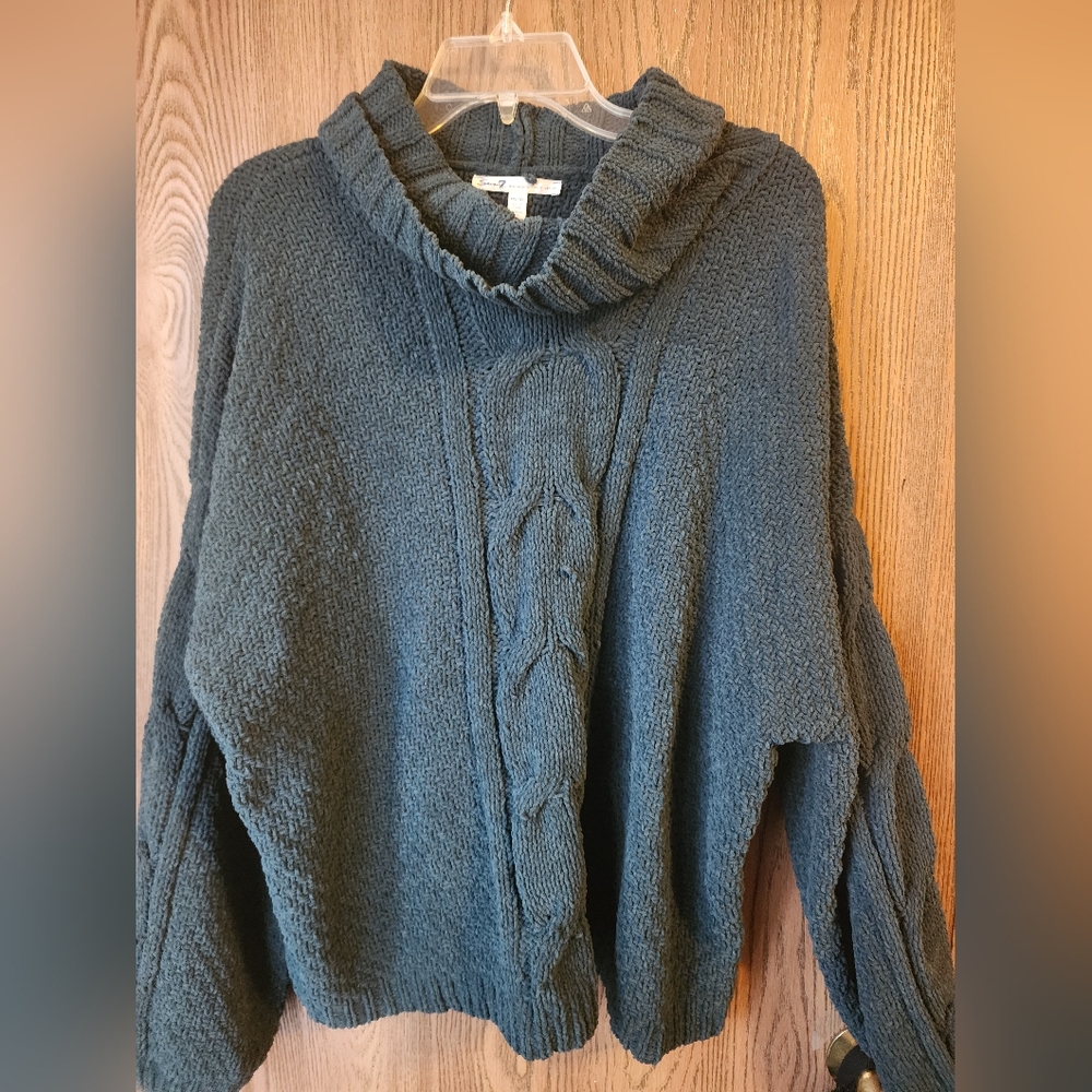 Cozy green sweater
